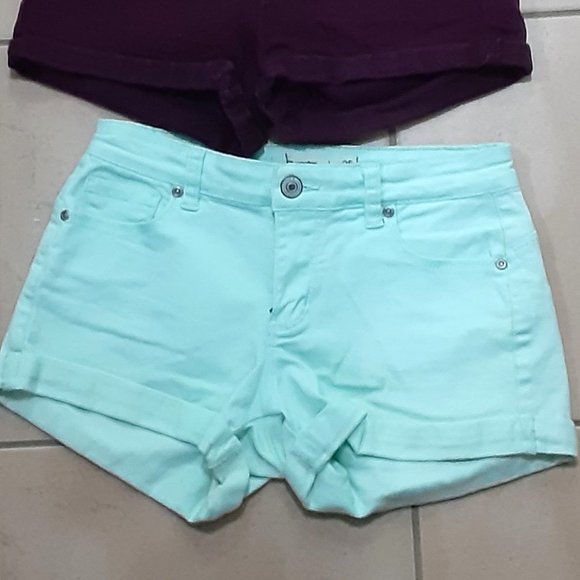 Bluenotes Coloured Jean Shorts Women Size 25 Lot of 2 Pairs - Picture 3 of 7